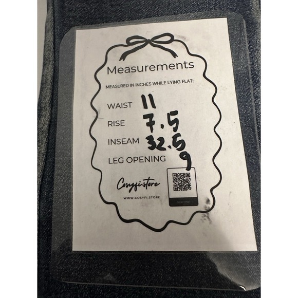 Austin Landing Denim Blue Jeans Wide Leg Pants Size 00 Women's - Picture 10 of 12